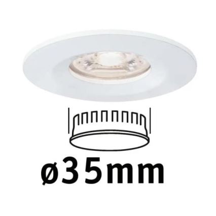 Paulmann 94298 - LED/4W IP44 Лампа за вграждане в баня COIN 230V