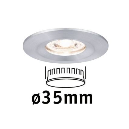Paulmann 94304 - LED/4W IP44 Лампа за вграждане в баня COIN 230V
