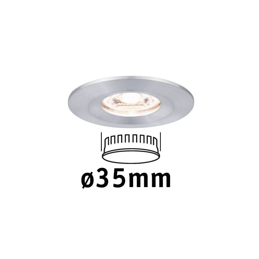 Paulmann 94304 - LED/4W IP44 Лампа за вграждане в баня COIN 230V