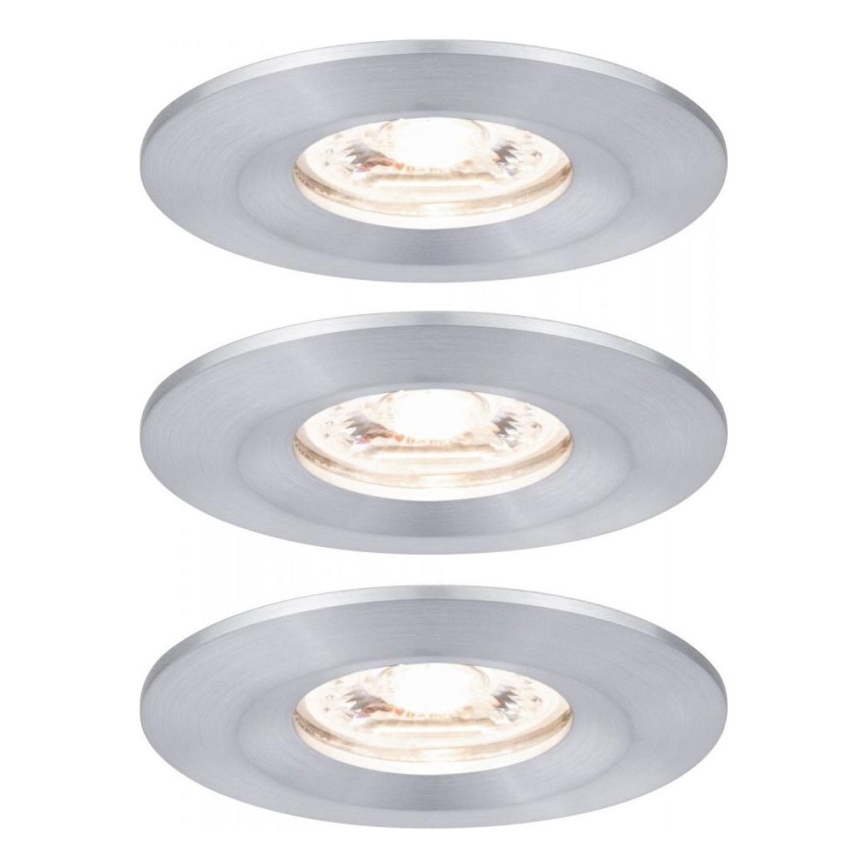 Paulmann 94305 - К-кт 3xLED/4W IP44 Лампа за вграждане в баня NOVA 230V