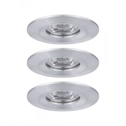 Paulmann 94305 - К-кт 3xLED/4W IP44 Лампа за вграждане в баня NOVA 230V