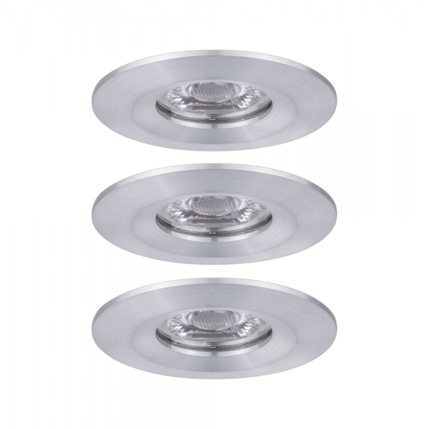 Paulmann 94305 - К-кт 3xLED/4W IP44 Лампа за вграждане в баня NOVA 230V