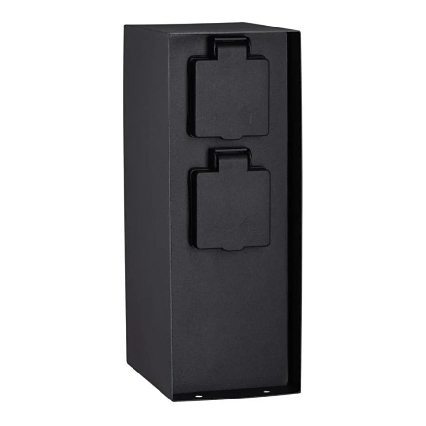 Paulmann 94313 - Екстериорен стълб с контакти RIO 4Z SCHUKO 230V IP44
