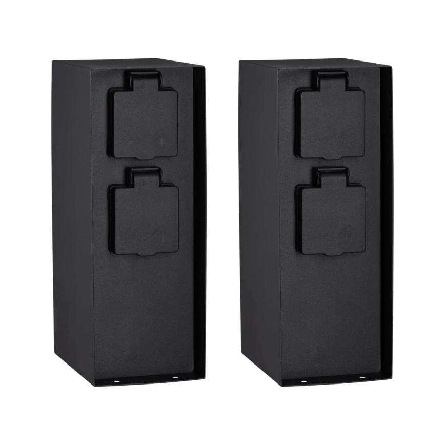 Paulmann 94313 - Екстериорен стълб с контакти RIO 4Z SCHUKO 230V IP44