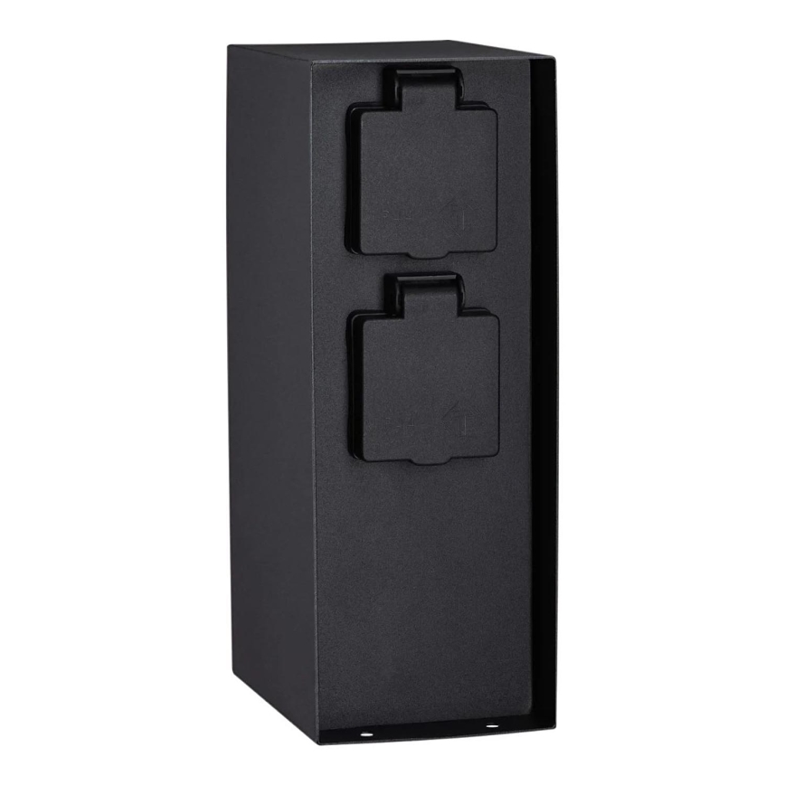 Paulmann 94314 - Екстериорна колона с контакти и таймер 2Z SCHUKO