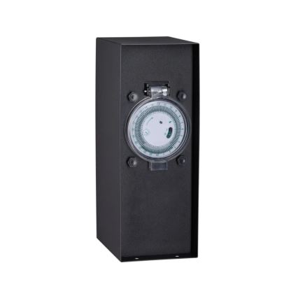 Paulmann 94314 - Екстериорна колона с контакти и таймер 2Z SCHUKO