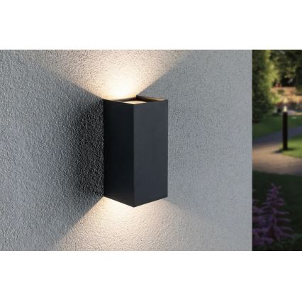 Paulmann 94325 - 2xLED/6,5W IP44 Екстериорен аплик FLAME 230V