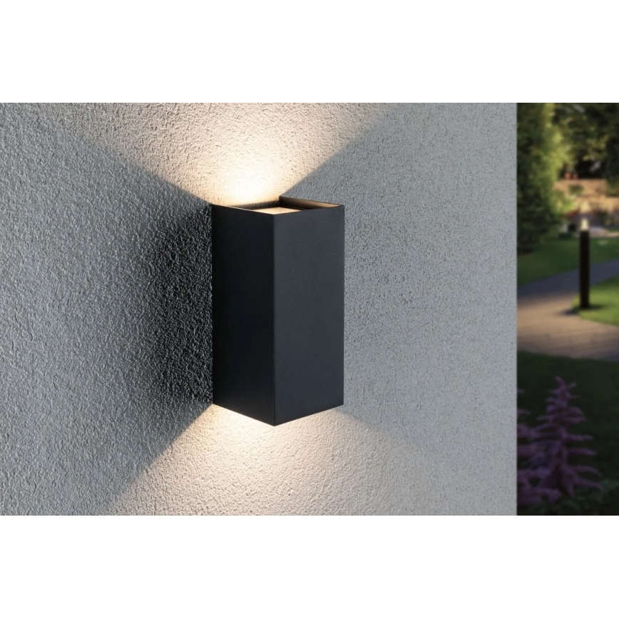 Paulmann 94325 - 2xLED/6,5W IP44 Екстериорен аплик FLAME 230V