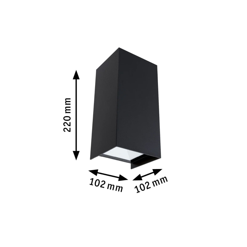 Paulmann 94325 - 2xLED/6,5W IP44 Екстериорен аплик FLAME 230V