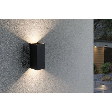 Paulmann 94326 - 2xLED/2,8W IP44 Екстериорен аплик FLAME 230V
