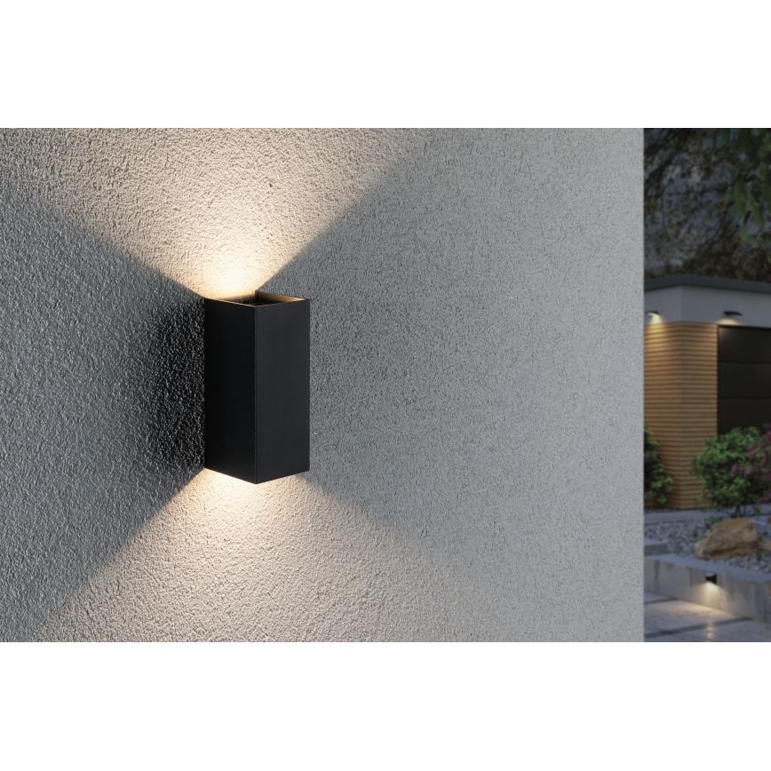 Paulmann 94326 - 2xLED/2,8W IP44 Екстериорен аплик FLAME 230V
