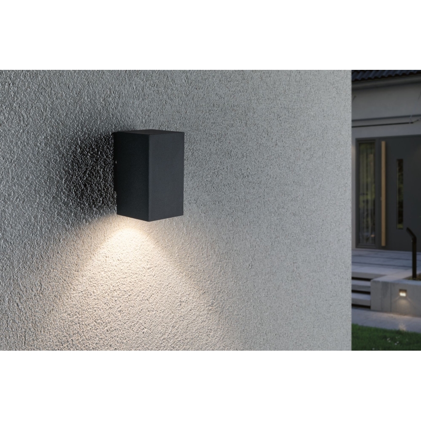 Paulmann 94327 - LED/3,8W IP44 Екстериорен аплик FLAME 230V антрацит