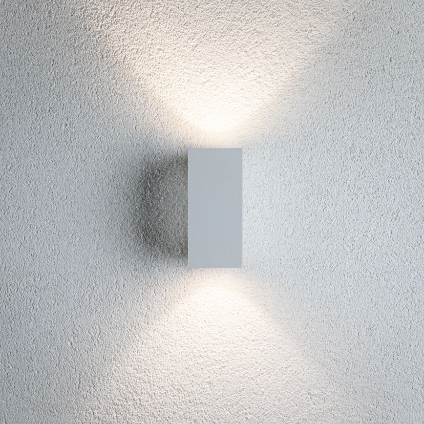 Paulmann 94330 - 2xLED/2,8W IP44 Екстериорен аплик FLAME 230V бял