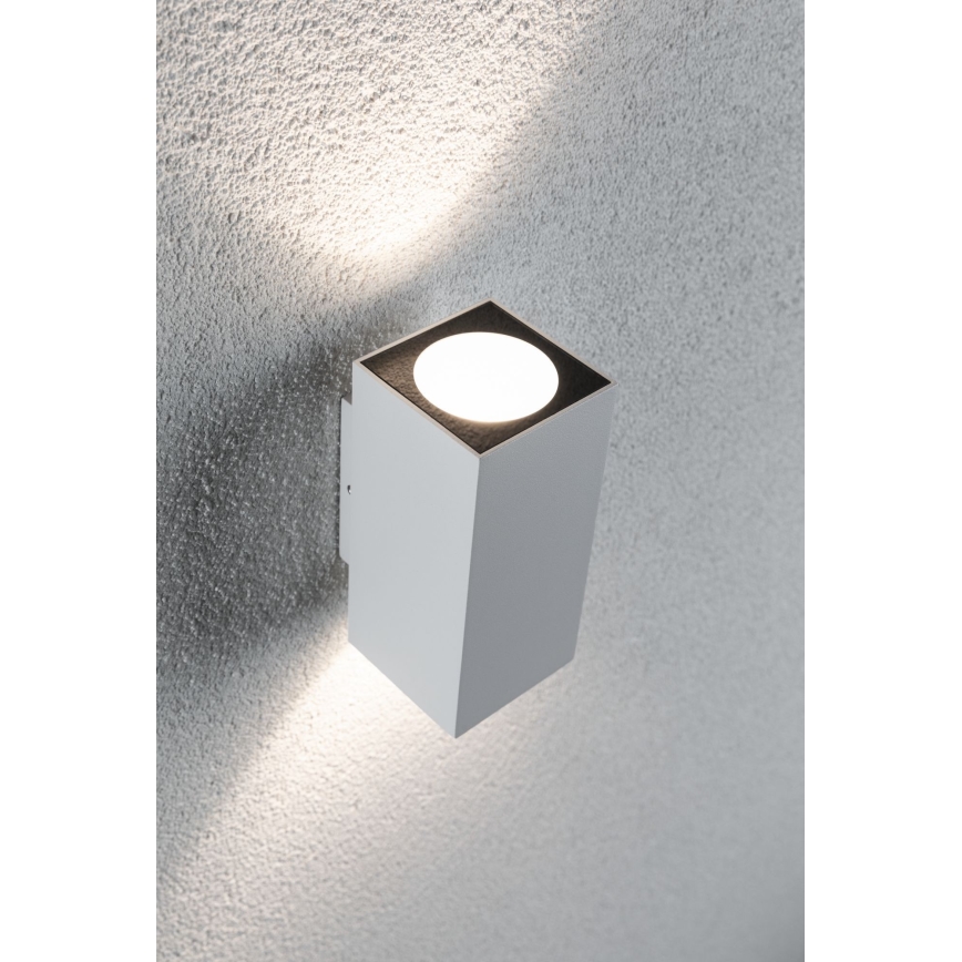 Paulmann 94330 - 2xLED/2,8W IP44 Екстериорен аплик FLAME 230V бял