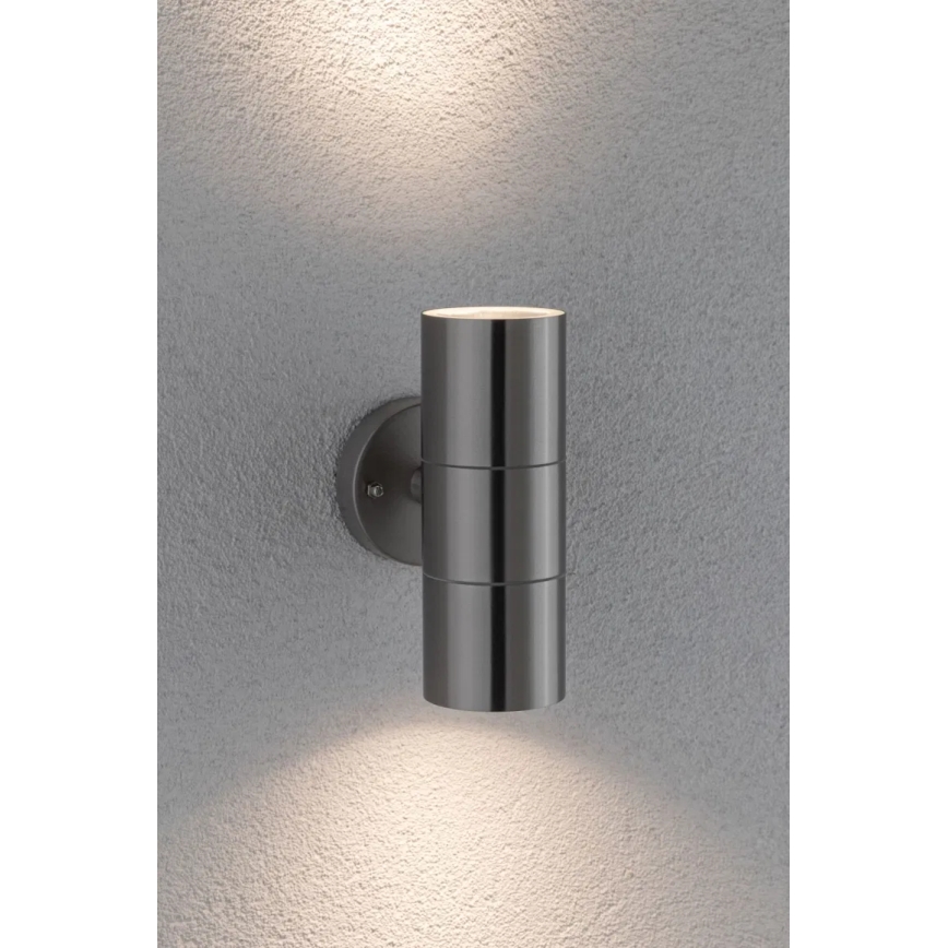 Paulmann 94331 - 2xGU10/10W IP44 Екстериорен аплик FLAME 230V