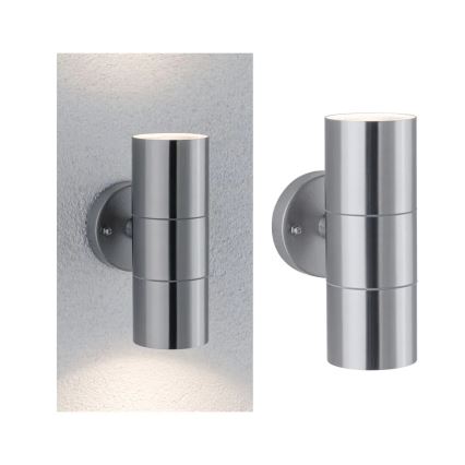 Paulmann 94331 - 2xGU10/10W IP44 Екстериорен аплик FLAME 230V