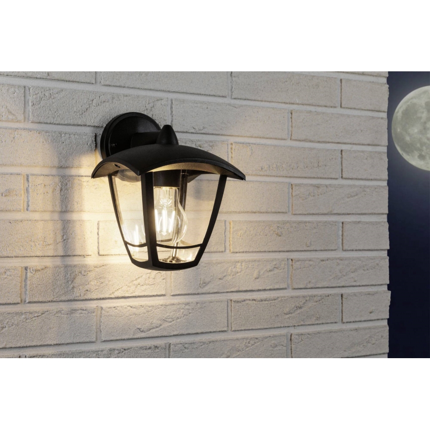 Paulmann 94392 - 1xE27/12W IP44 Екстериорен аплик CLASSIC 230V