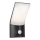 Paulmann 94402 - LED/10W IP44 Екстериорен аплик със сензор ADYA 230V