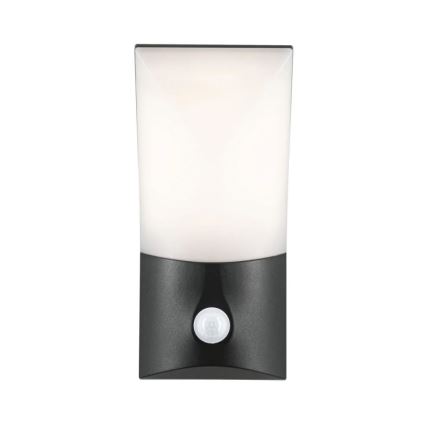 Paulmann 94402 - LED/10W IP44 Екстериорен аплик със сензор ADYA 230V