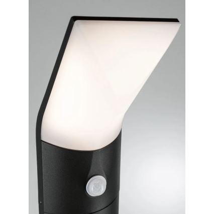 Paulmann 94403 - LED/10W IP44 Екстериорна лампа със сензор ADYA 230V