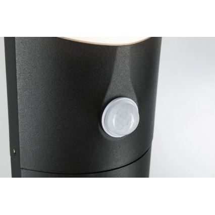 Paulmann 94403 - LED/10W IP44 Екстериорна лампа със сензор ADYA 230V