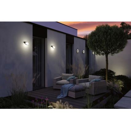 Paulmann 94409 - LED/4W IP44 Екстериорен аплик CIRCEA 230V