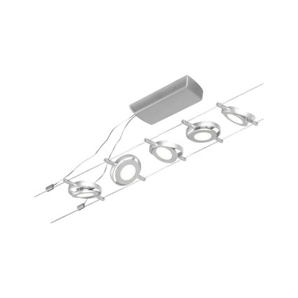 Paulmann 94414 - К-кт 5xLED/4,5W Спот за релсова система ROUNDMAC 230V лъскав хром
