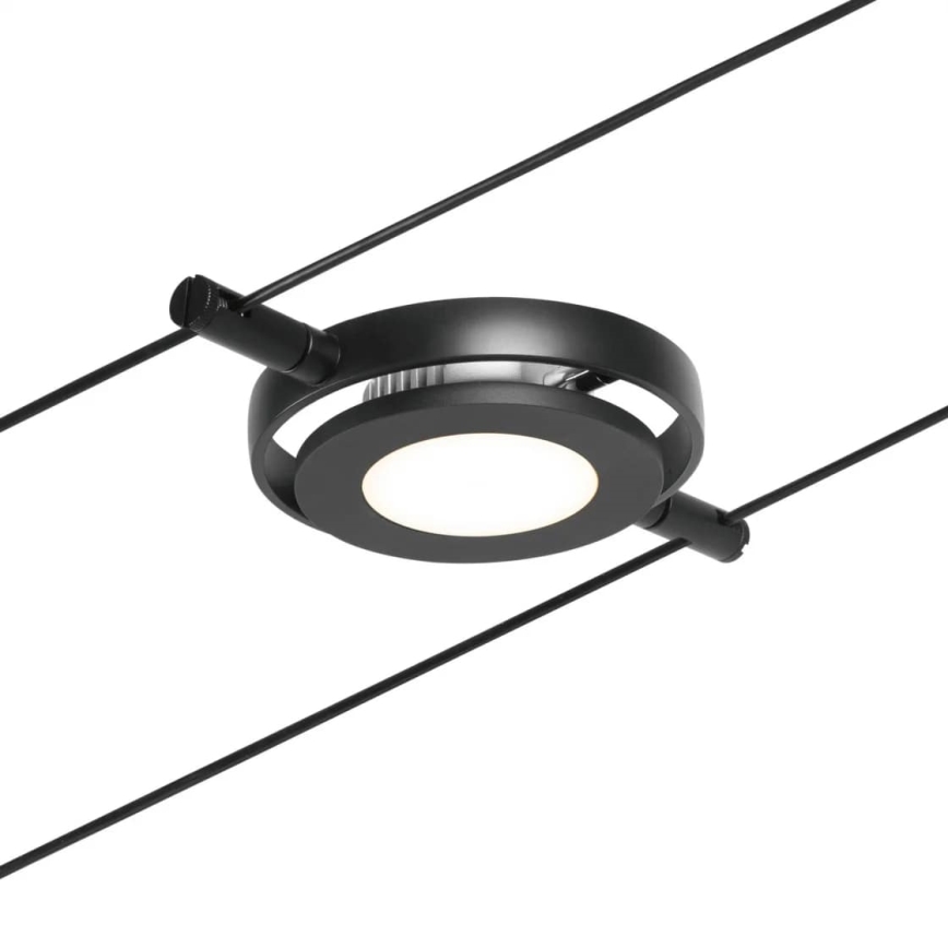 Paulmann 94418 - Комплект 5×LED/4,5W, пълна кабелна система ROUNDMAC 230V, черна