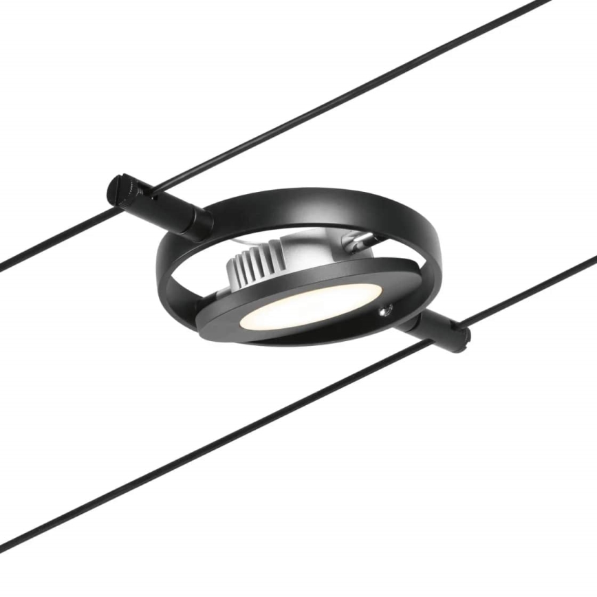 Paulmann 94418 - Комплект 5×LED/4,5W, пълна кабелна система ROUNDMAC 230V, черна