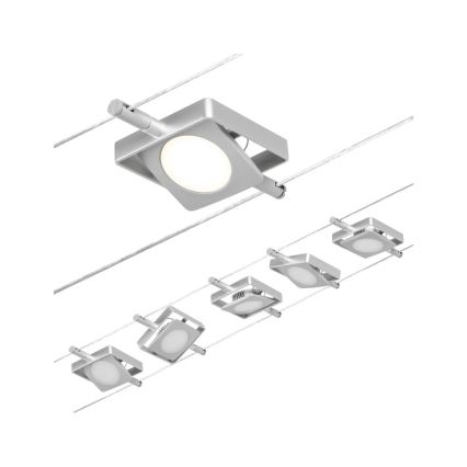 Paulmann 94420 - К-кт 5xLED/4,5W Спот за релсова система MAC 230V матов хром