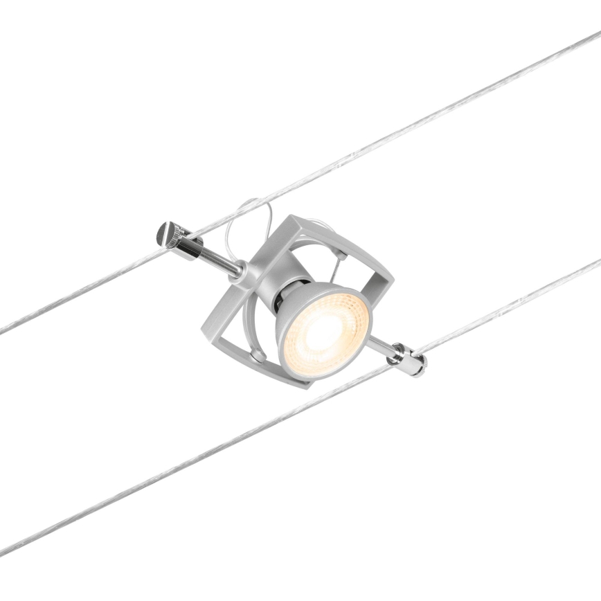 Paulmann 94430 - К-кт 5xGU5,3/10W Спот за релсова система MAC 230V матов хром