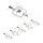 Paulmann 94432 - К-кт 5xGU5,3/10W Спот за релсова система MAC 230V бял