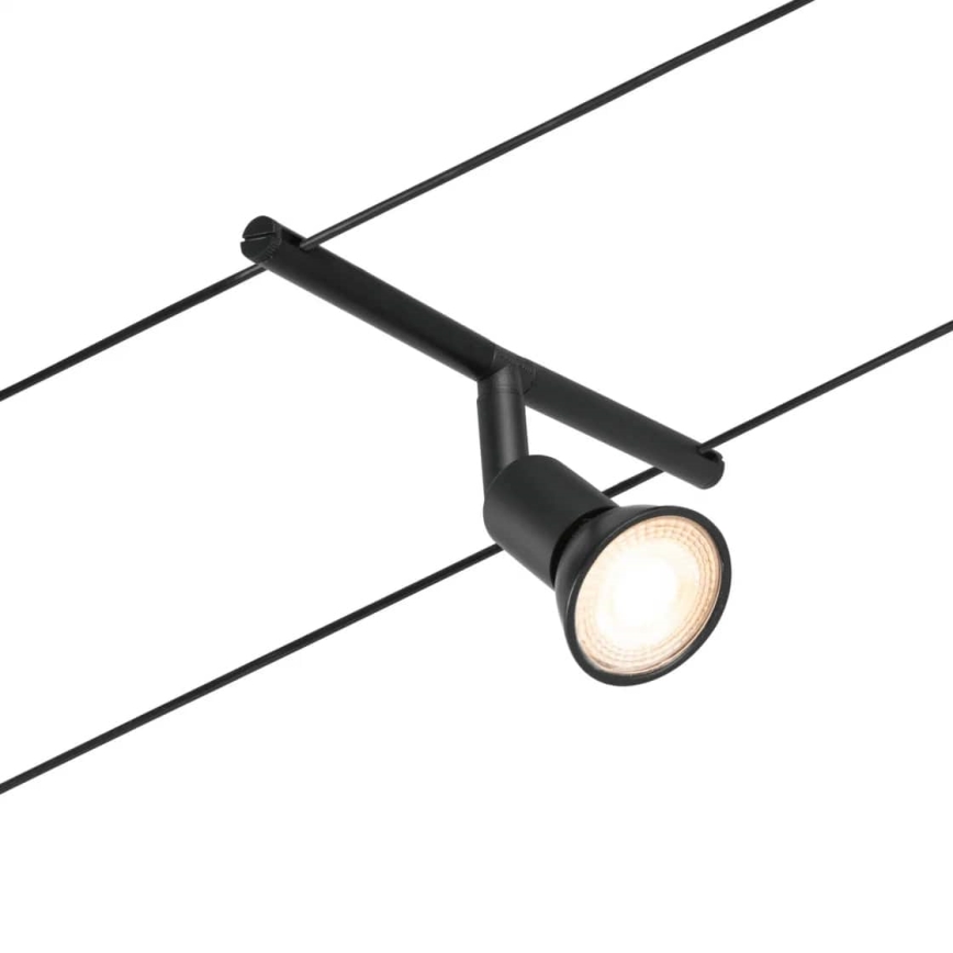 Paulmann 94446 - К-кт 5xGU5,3/10W Спот за релсова система SALT 230V черен