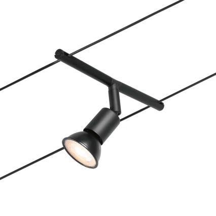 Paulmann 94446 - К-кт 5xGU5,3/10W Спот за релсова система SALT 230V черен