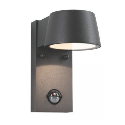 Paulmann 94453 - LED/6W IP44 Екстериорен аплик със сензор CAPEA 230V