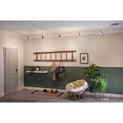 Paulmann 94457 - Комплект 5xLED/4W спотове за кабелна система CLEAR 230V черен/лъскав хром