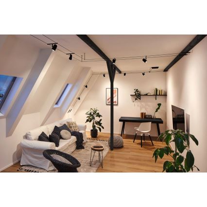 Paulmann 94469 - К-кт 5xGU5,3/10W Спот за релсова система CUP 230V черен