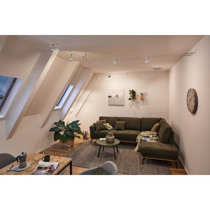 Paulmann 94481 - Комплект 5xLED/4,8W точково осветително тяло за кабелна система FRAME 230V черно