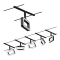 Paulmann 94485 - Комплект от 5 броя LED/4,8W Луни за кабелна система FRAME 230V черен