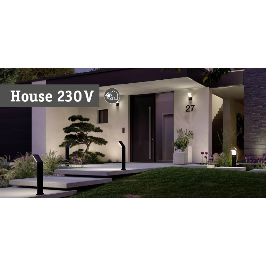 Paulmann 94502 - LED/6,8W IP65 Екстериорна лампа CONCREA 230V