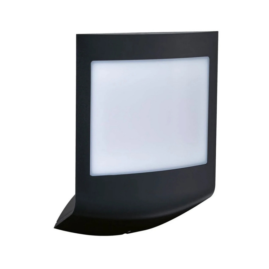 Paulmann 94513 - RGBW LED/8,2W IP44 Димируема външна стенна лампа с сензор за движение и сумрак PADEA 230V антрацит