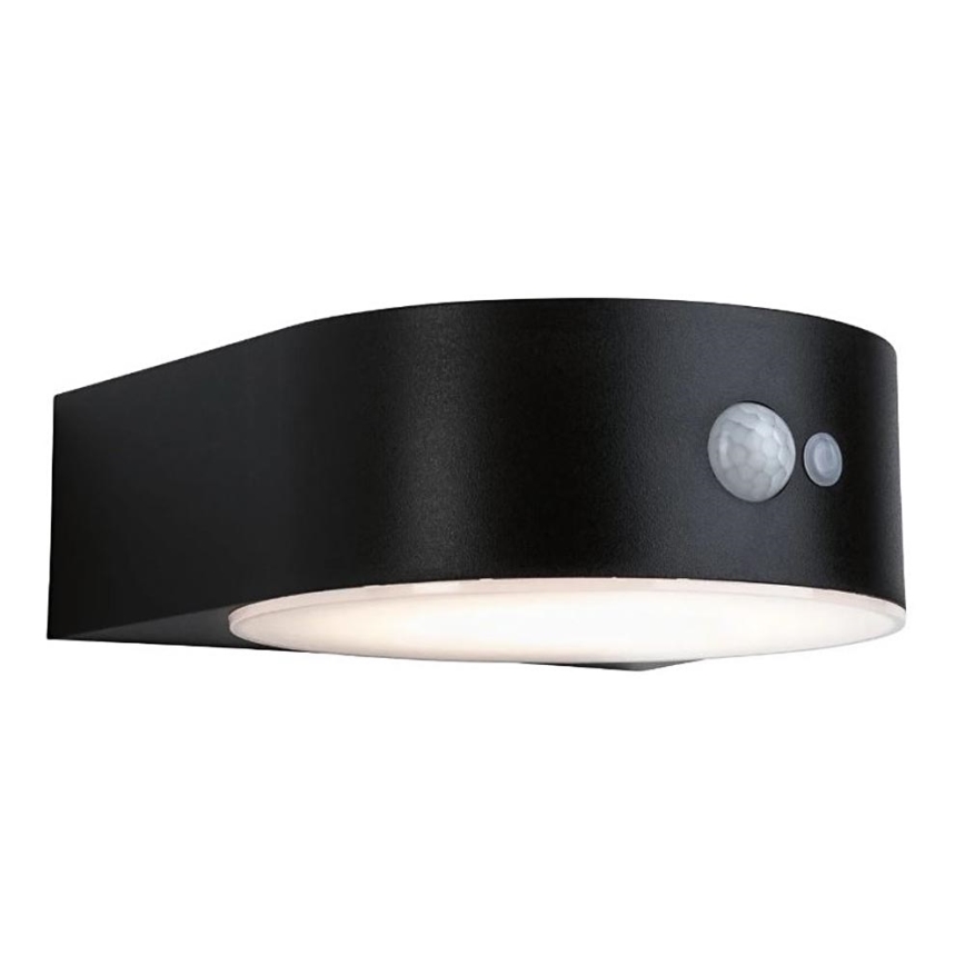 Paulmann 94570 - LED/5,5W IP44 Соларен аплик със сензор EILEEN 3,7V 2000 mAh