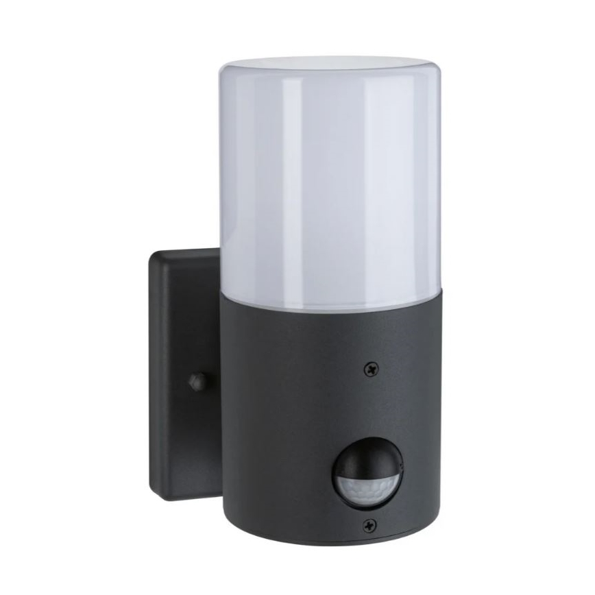 Paulmann 94648 - 1xE27/15W IP44 Екстериорен аплик със сензор TUBS 230V