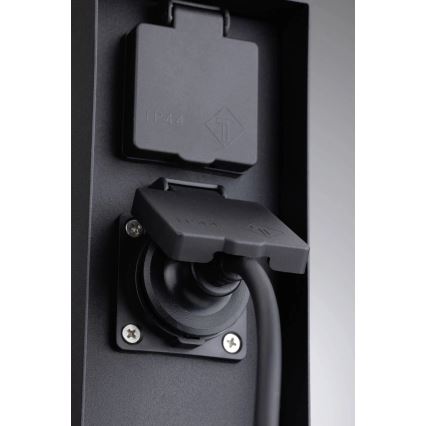 Paulmann 94657 - Екстериорен стълб с контакти RIO 2Z SCHUKO 230V IP44