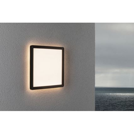 Paulmann 94661 - LED/14,5W IP44 Екстериорна лампа LAMINA 230V черна