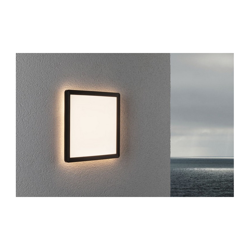 Paulmann 94661 - LED/14,5W IP44 Екстериорна лампа LAMINA 230V черна