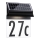 Paulmann 94694 - LED/0,2W IP44 Соларен домашен номер NEDA 3,7V 1800 mAh