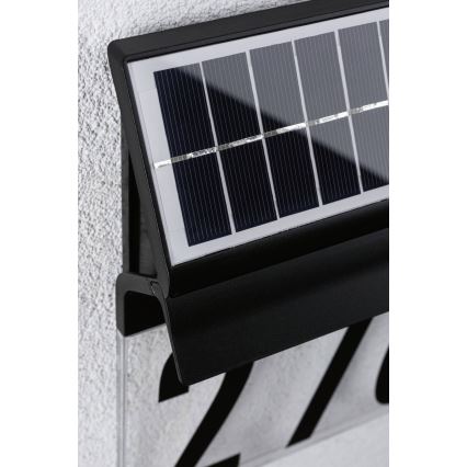 Paulmann 94694 - LED/0,2W IP44 Соларен домашен номер NEDA 3,7V 1800 mAh