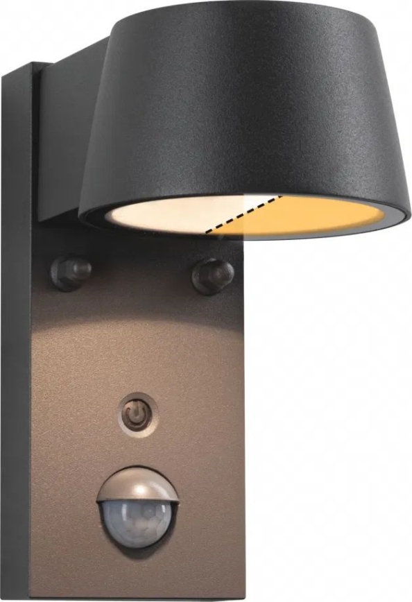 Paulmann 94714 - LED/6W IP44 Екстериорен аплик със сензор CAPERA 230V 2200/3000K