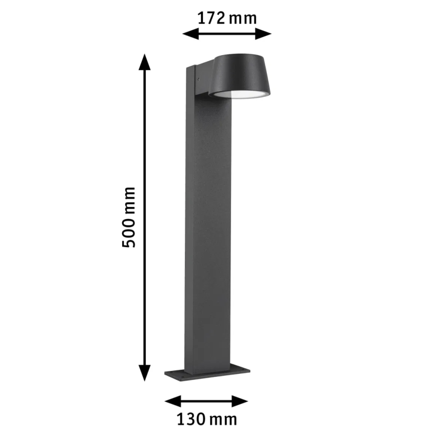 Paulmann 94715 - LED/6W IP44 Екстериорна лампа CAPERA 230V